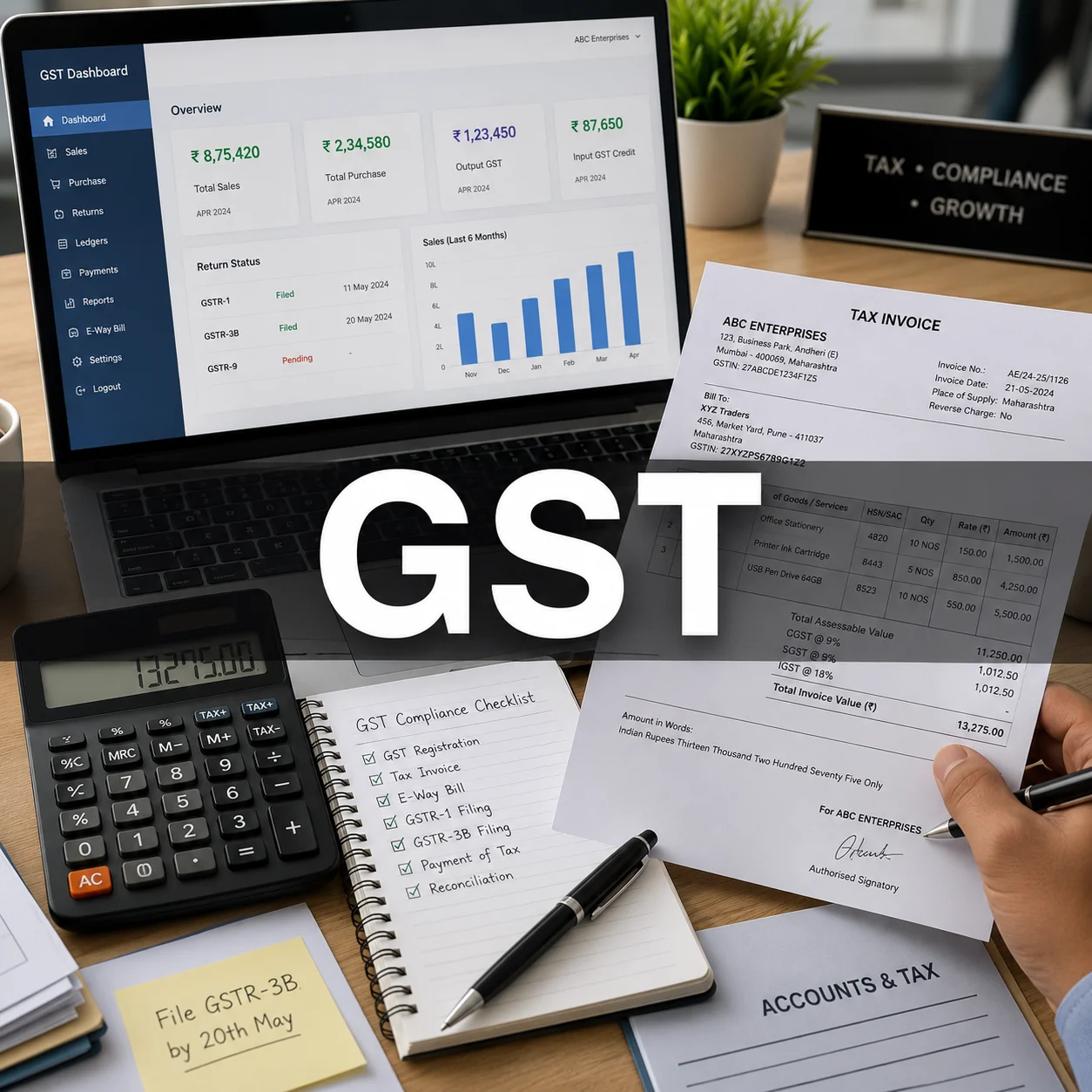 GST compliance and registration service — Shivbhavan and Associates Ahmedabad